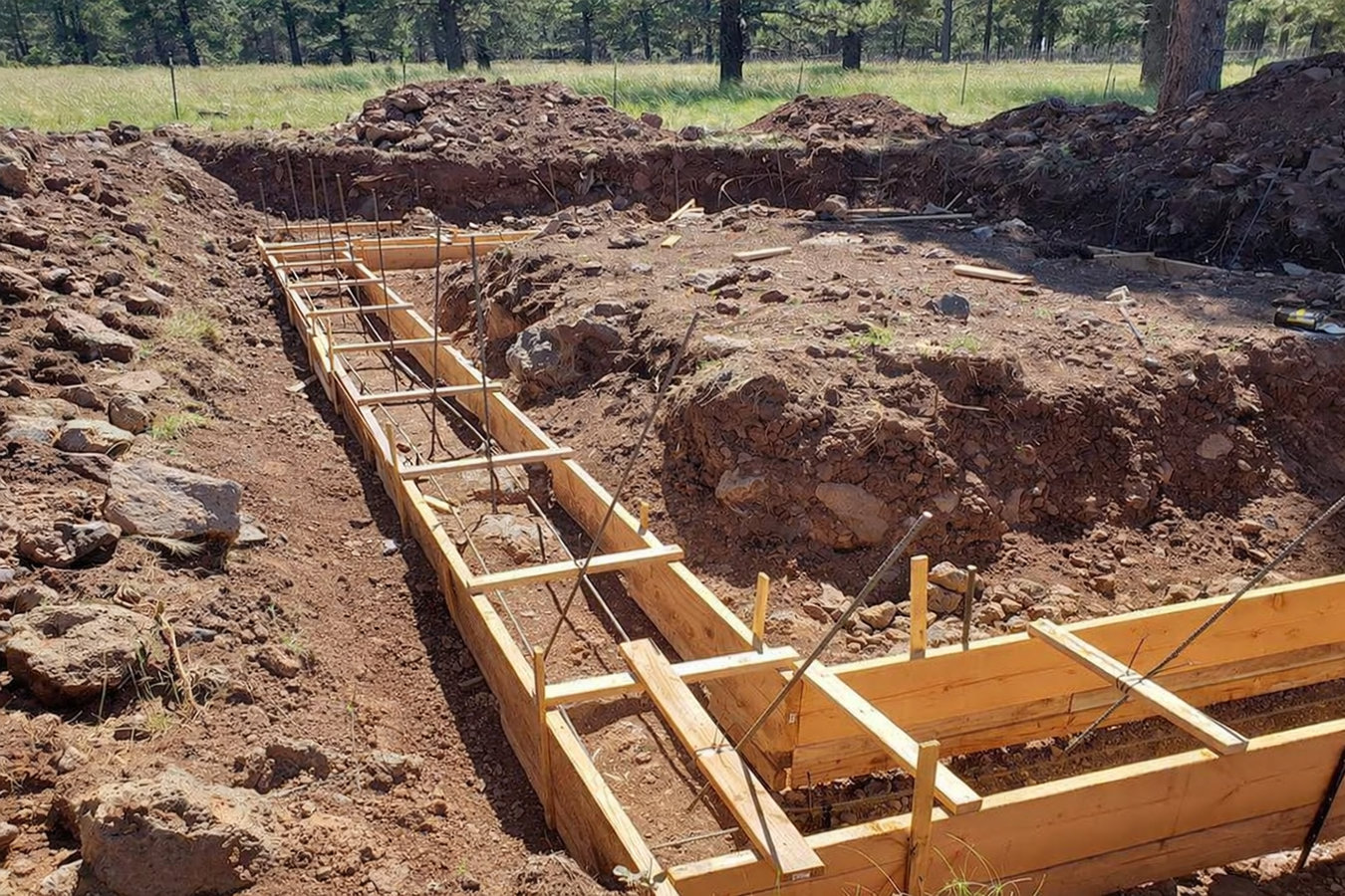 Concrete footings in San Jacinto, CA